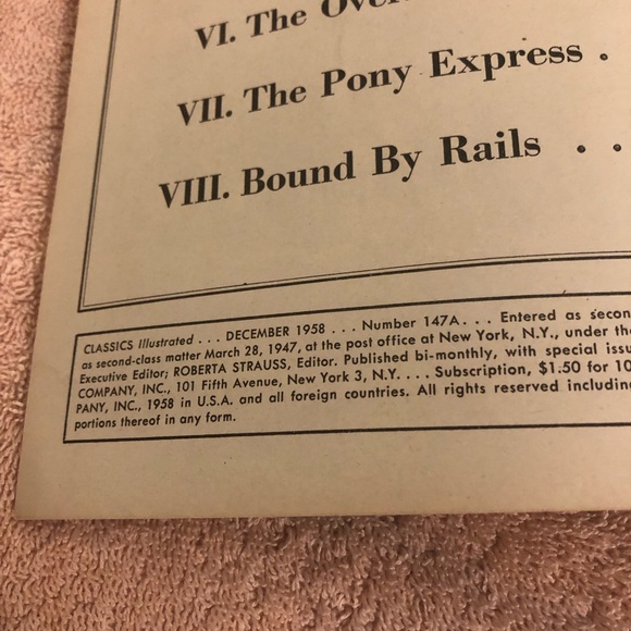 Lot of 2 Vintage Classics Illustrated Special Issue The Rough Rider - Picture 2 of 13